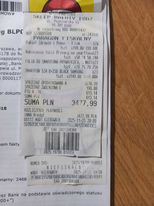 Samsung Galaxy S24 jak nowy, 256gb Gwarancja