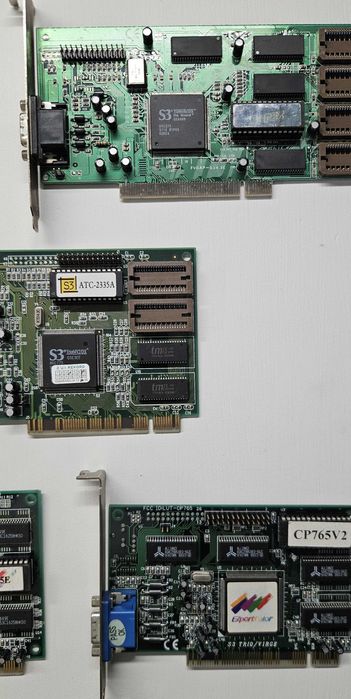 Karty graficzne PCI Retro S3Trio 64v+ DX2 Virge 1 MB 2 MB