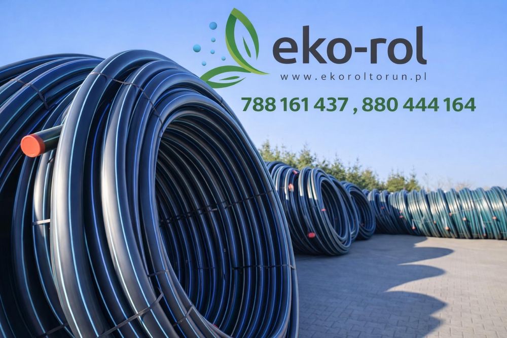 Rura PE 110 x 6,6 PN10 - nawadnianie upraw rolniczych / transport