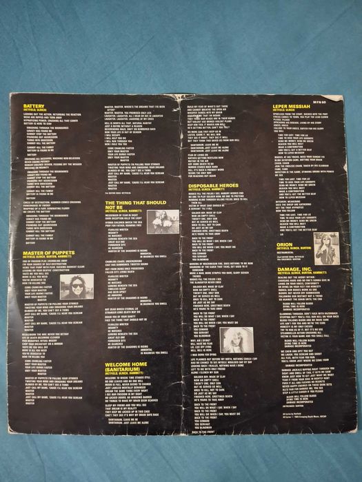 Metallica – Master of Puppets (Vinil LP)