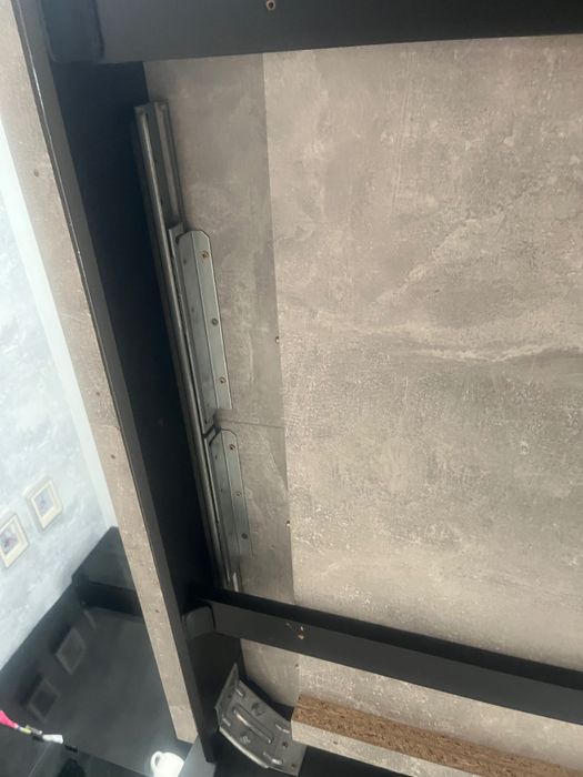 Stół rozkladany szary beton 120/80 Loft Industrial