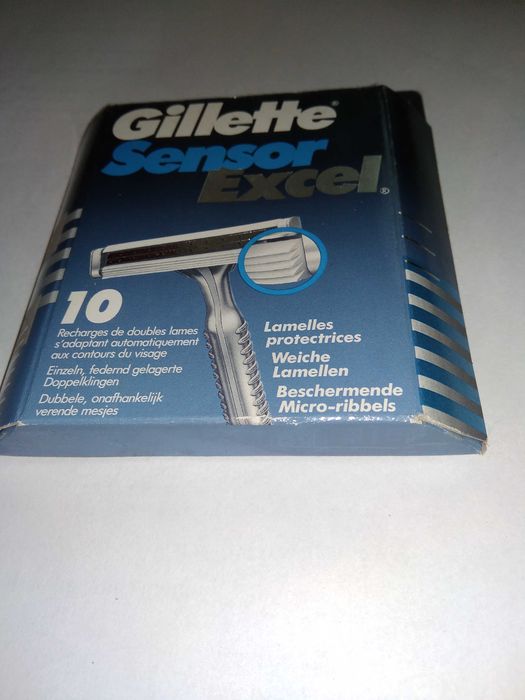 GILLETTE SENSOR EXCEL oryginalne ostrza niemieckie 10 szt -wkłady
