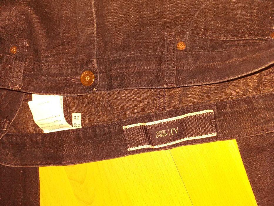 Spodnie męskie jeans roz. XL , W34L34 ARMANI Jeans