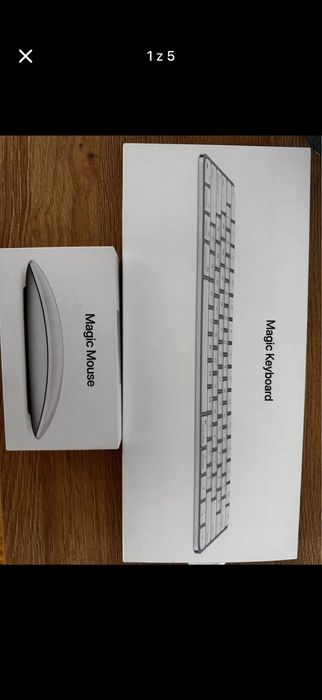 Klawiatura magic key i mysz magic mouse 2