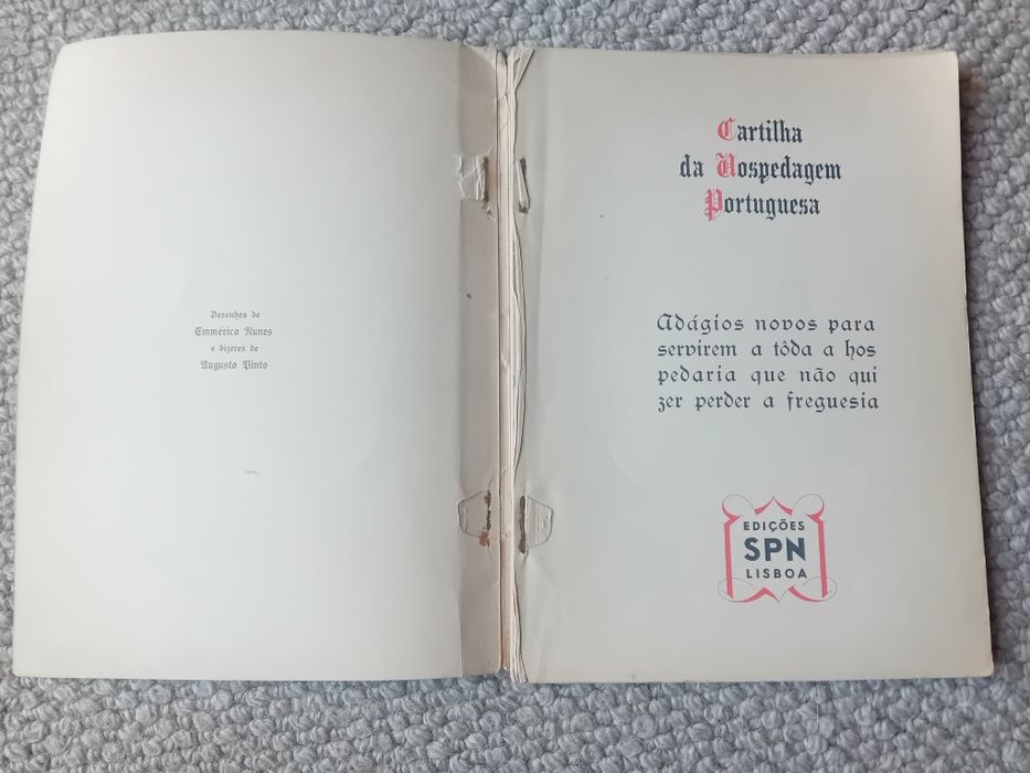 Cartilha da Hospedagem Portuguesa Propaganda Nacional