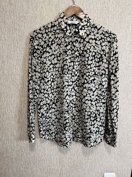 Шовкова сорочка прямого крою з натурального шовку & other stories