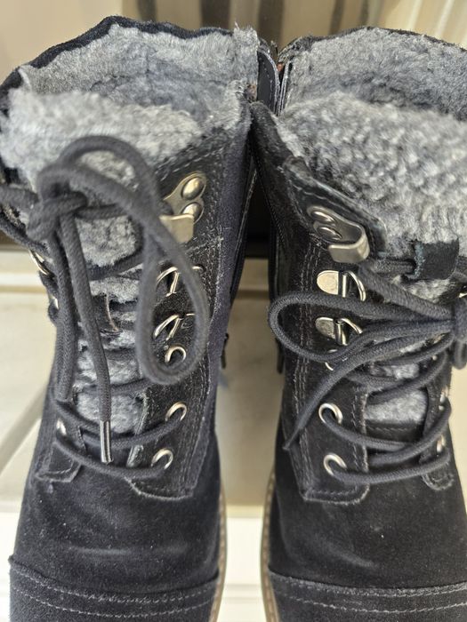 Botas de pele forradas