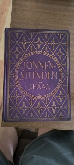 Sonnenstunden J. Haag stara książka niemiecka