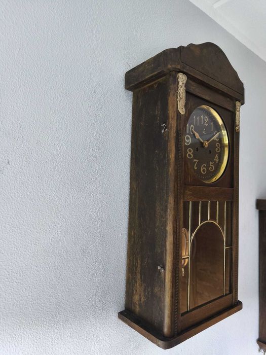 425 Zegar wiszący mechaniczny - antyk