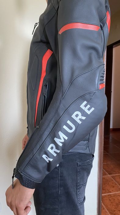 Casaco de couro da Armure Hamo Leather AAA