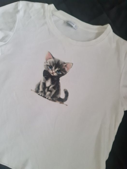 Koszulka T-shirt Stradivarius L