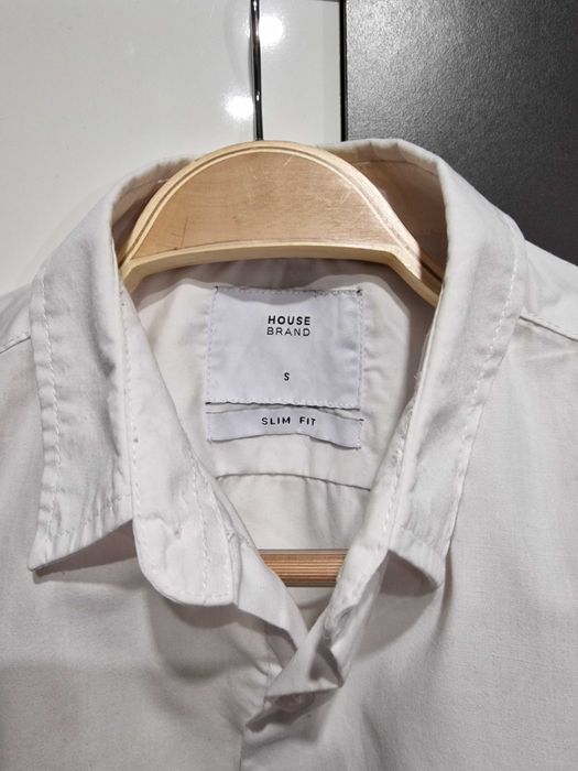 Męska koszula galowa biała r. s