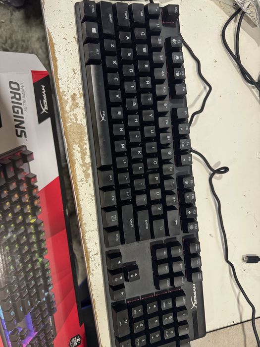 HyperX Origins Gaming Keyboard with Red Switches Purchased in February 202464283858821251123