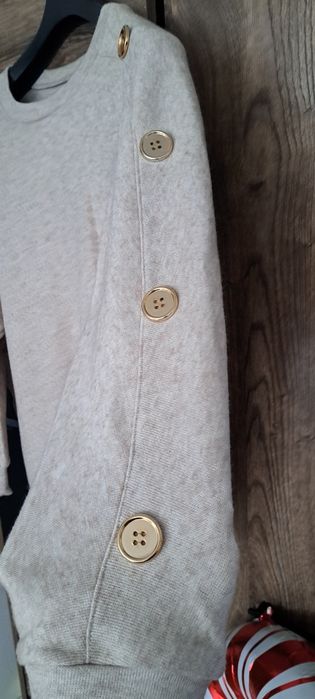 Beżowy sweter ,milusi,nowy,Made In Italy,r.44/46