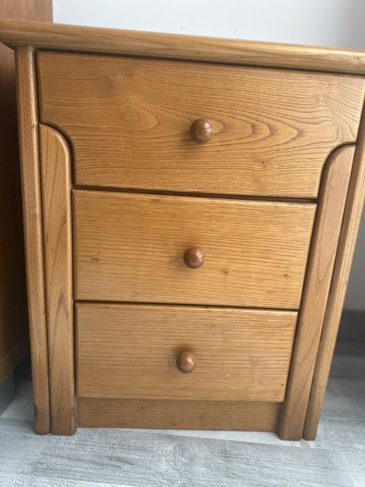 High-quality solid wood bedside table