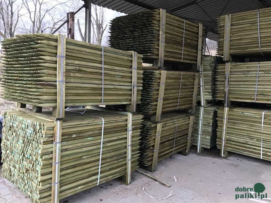 Palik, Palisada, Palik drewniany, Palisada drewniana, fi10 fi12