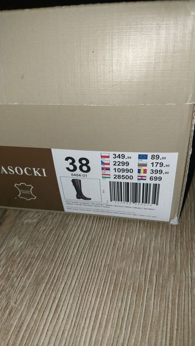 Kozaki długie LASOCKI rozmiar 38