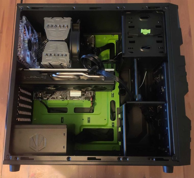 Komputer do gier Intel 10100f, RX580, 16GB RAM,SSD M2 480GB, Nowy, GW