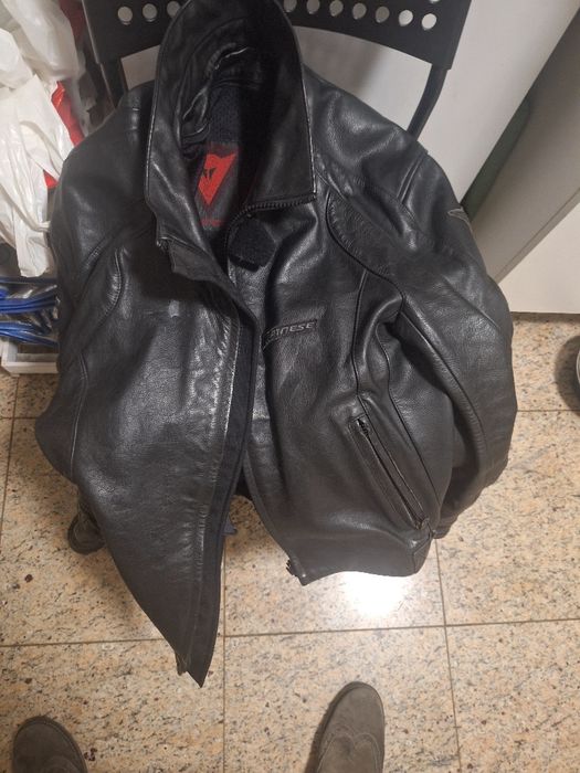 Blusao dainese em pele