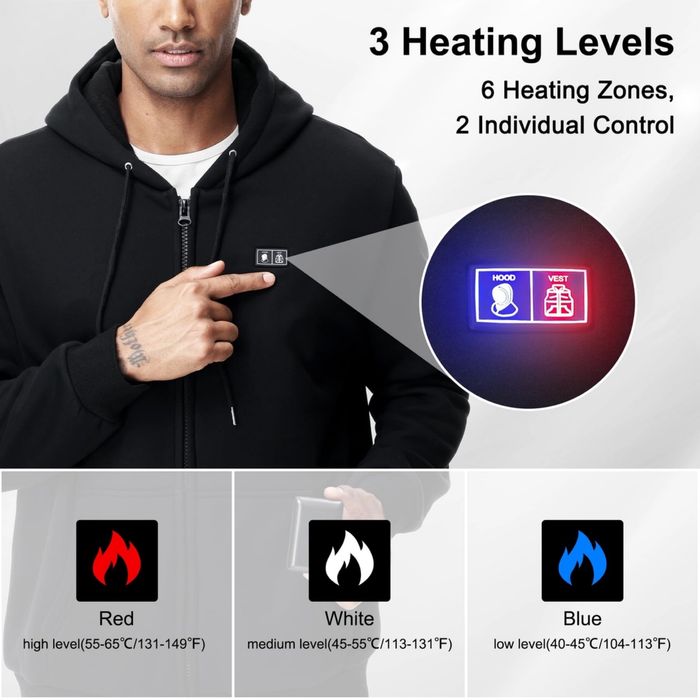 Bluza męska podgrzewana