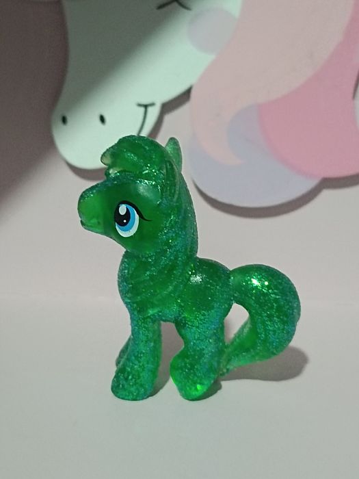 My Little Pony Emerald Ray glitter G4 Hasbro figurka MLP unikat kucyk