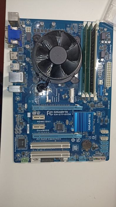 Комплект материнської плати процесора i5-3470, ddr3 12 gb 1600 mhz