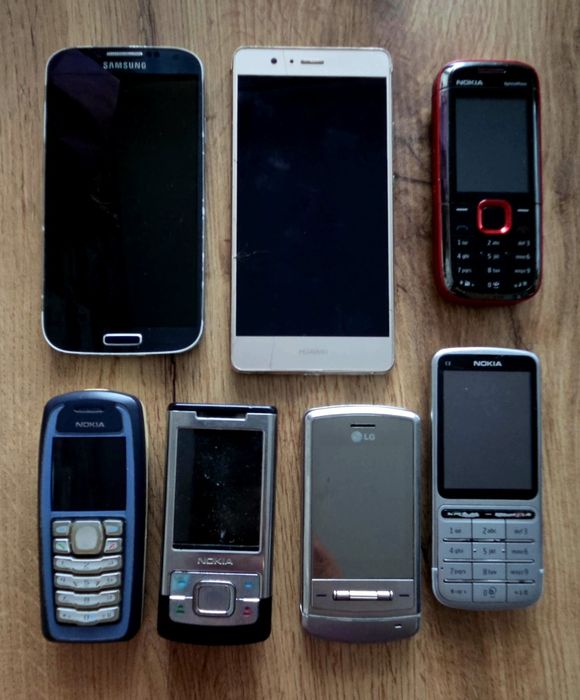 Zestaw telefonów Samsung,Huawei,NOKIA,LG