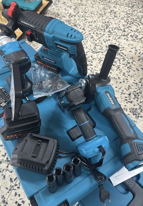 Kit 4 makinas brusheless mais holofote