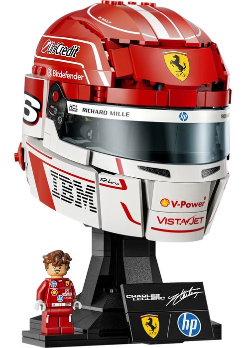 Шолом Шарля Леклера | Новий | конструктор | 886 деталей Charles Leclerc Formual 1