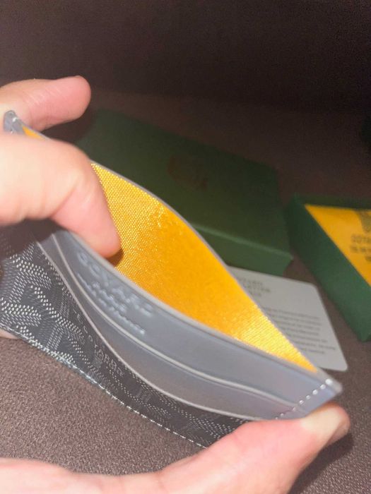 carteira goyard Saint-Sulpice – cinza