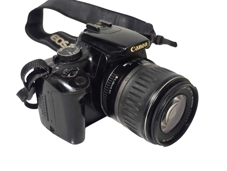 Lustrzanka Canon EOS 400D + EFS 18-55mm + 2 Baterie Ładowarka