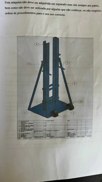 Macaco Hidráulico para Elevação de Bobinas - TF-EL6T
