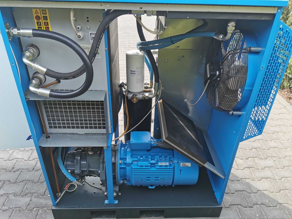 30kw + OSUSZACZ  5000L/min Sprężarka śrubowa ALUP LARGO kompresor 8BAR