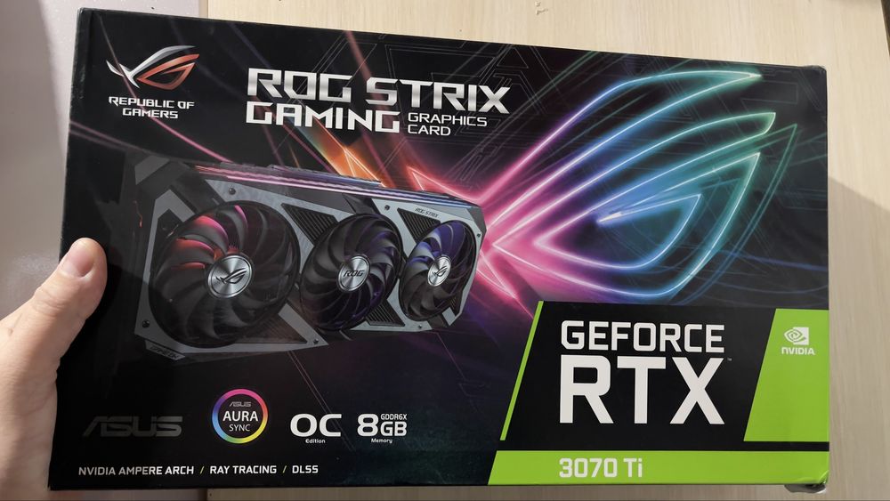 Продам ASUS ROG STRIX RTX 3070ti!