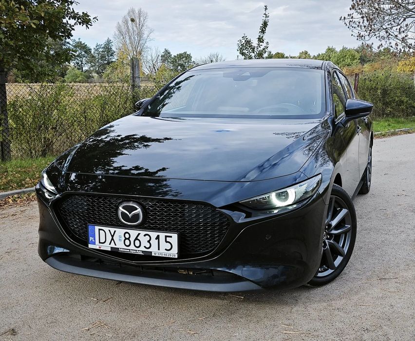 Mazda 3 Hybryda Z salonu Mazdy Wyjątkowy Stan! BOSE Head-up Kamera LED-Matrix
