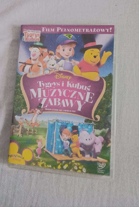 Moi Przyjaciele Tygrys i Kubuś Muzyczne Zabawy DVD