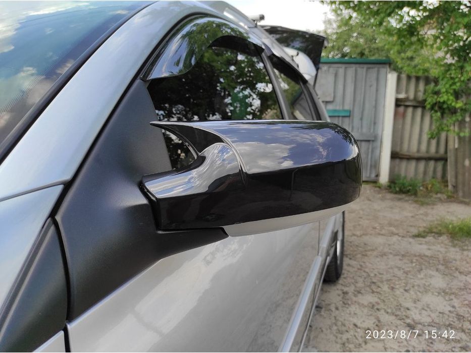 Renault Clio III 2005-2012 рр. Кришки дзеркал BMW-style (2 шт)
