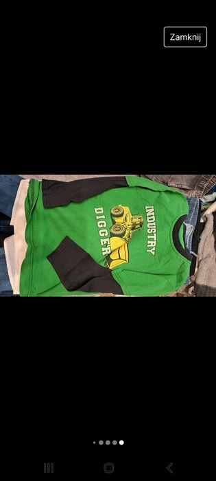 Paka ubrań chłopięce 122cm