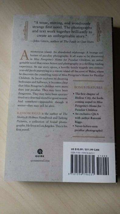 Miss Peregrine de Ransom Riggs (Portes Incluidos)