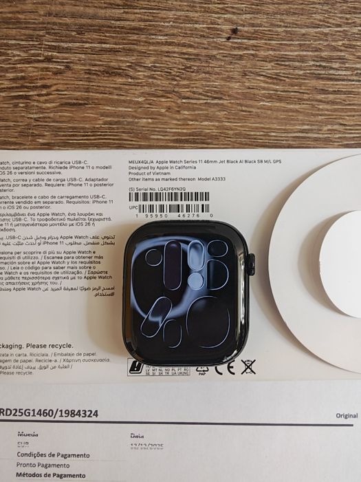 Apple Watch Serie 11  46MM JetBlack C/Garantia Aceito Retomas