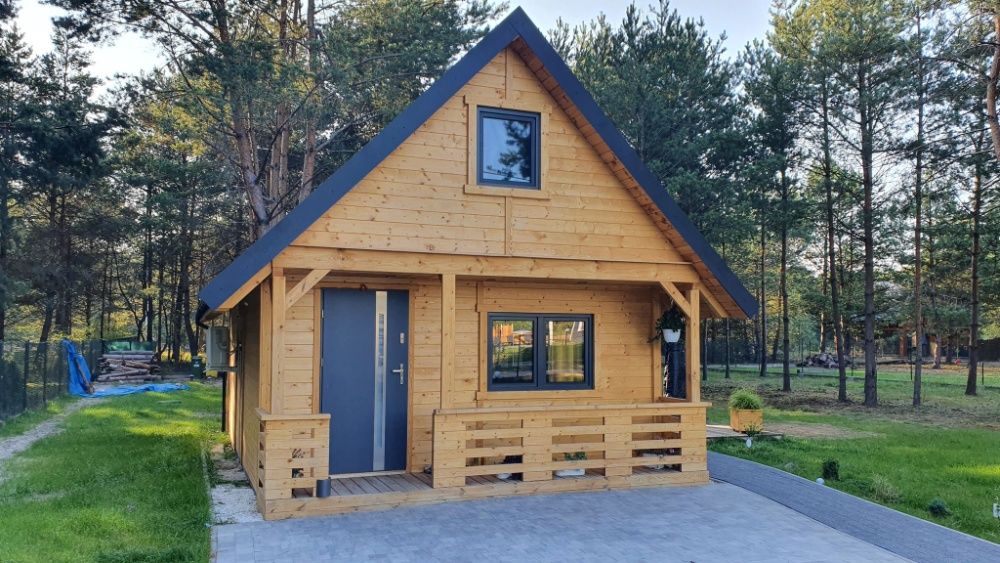 Domek letniskowy domki letniskowe szkieletowy ocieplony całoroczny dom