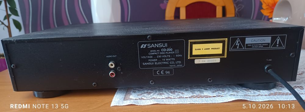 Sansui Compact Disc Player CD-200