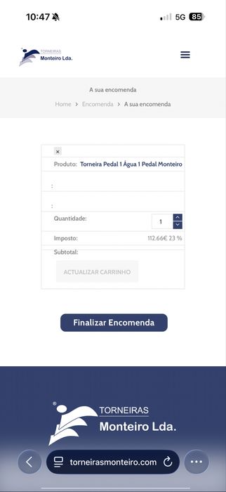 Torneira de pedal