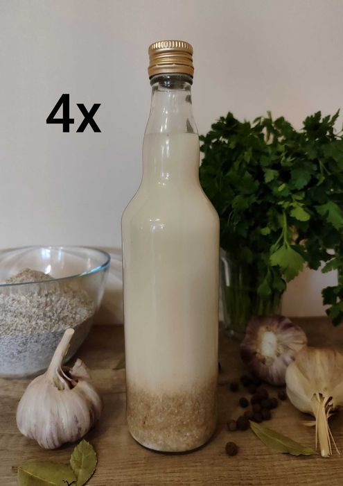 Naturalny zakwas na żurek 4x500 ml