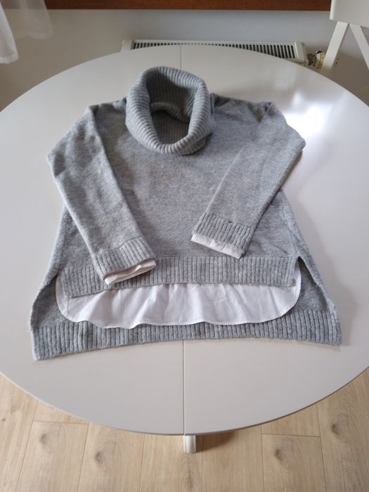 Sweter golf Reserved z wstawką koszulową S