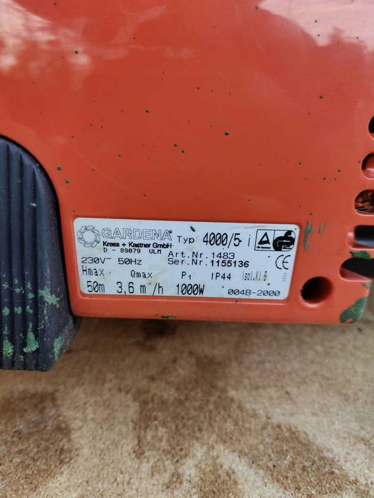 pompa Gardena 4000/5i electronic plus