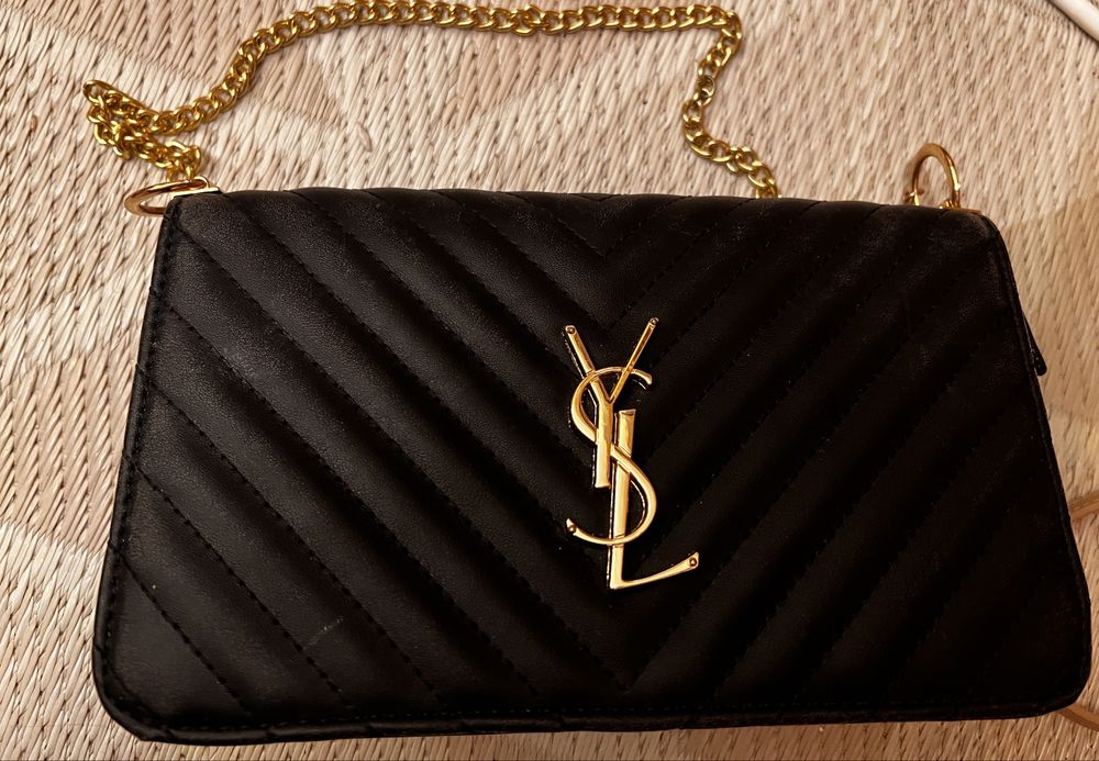 Ysl saint miękka dobra jakosc  wroclaw torba na łancuszku