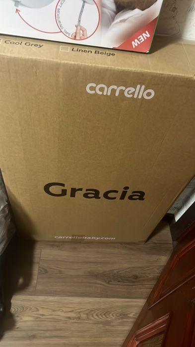 Детская приставная кроватка Carrello Gracia.