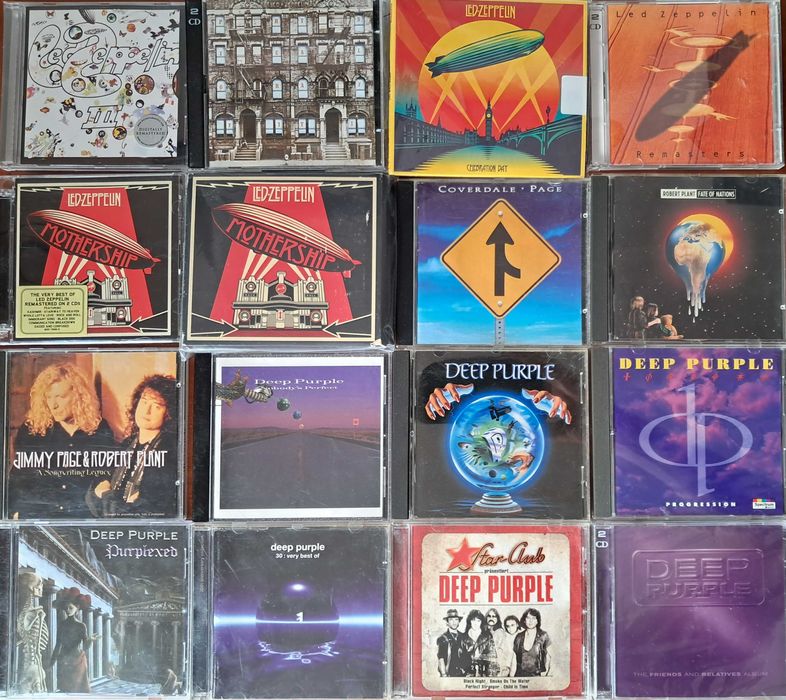 CD (Audio) Led Zeppelin Rainbow Foreigner Deep Purple Def Leppard Styx
