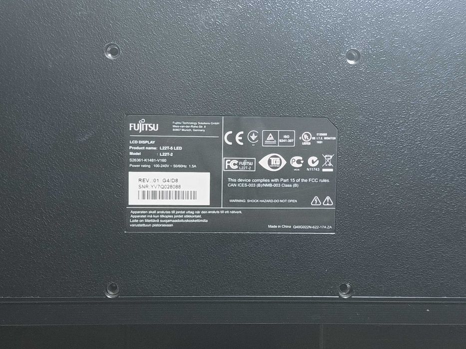 Монітор Fujitsu L22T-2